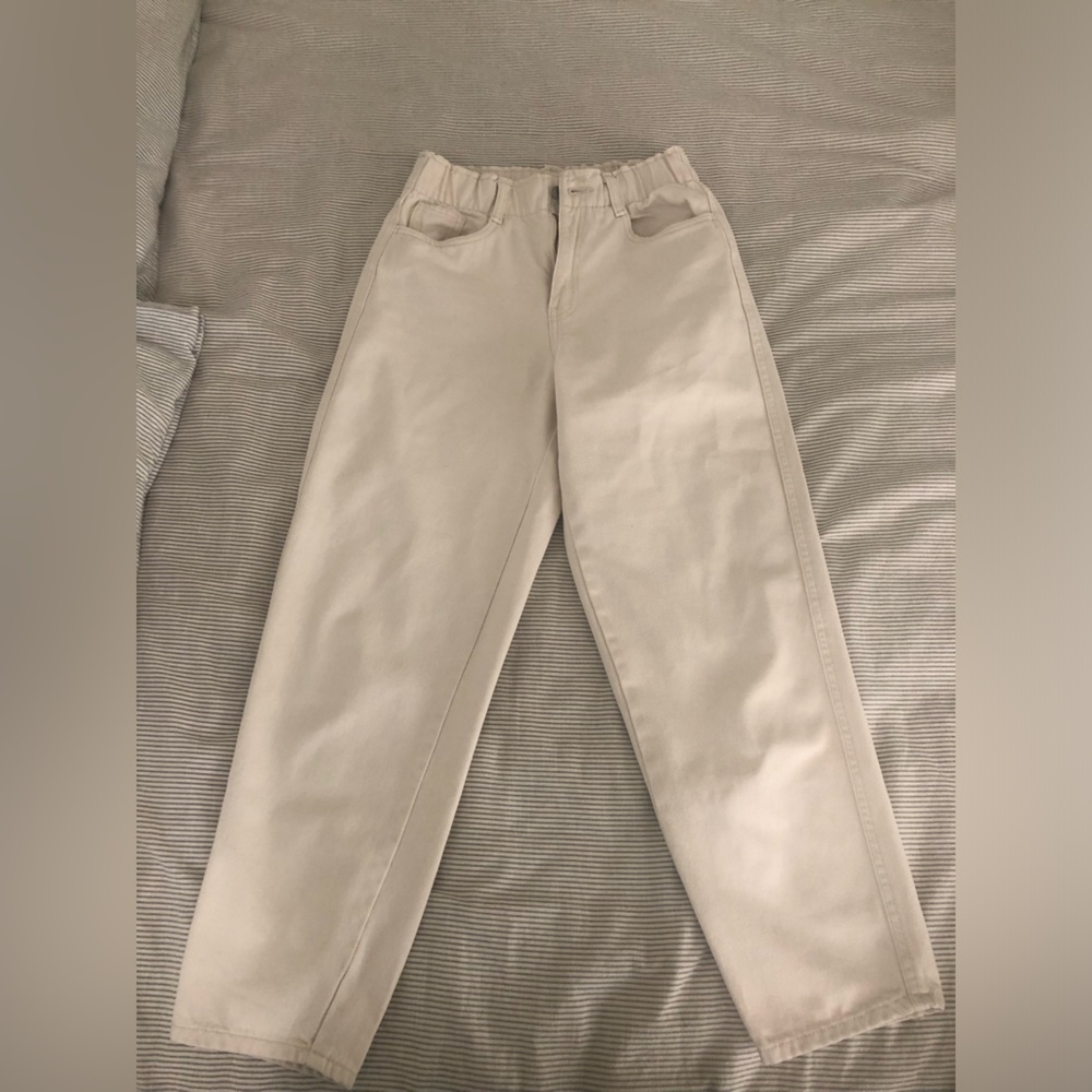 H&M paper bag waist jeans